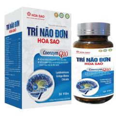 Viên Uống Trí Não Đơn Hoa Sao Giúp Cải Thiện Trí Nhớ, Tăng Tuần Hoàn Máu Não, Giảm Nguy Cơ Tai Biến