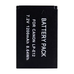 PIN MÁY ẢNH CANON LP-E12 (LPE12), DÙNG CHO CÁC DÒNG CANON EOS 100D, M10, M50, M200, KISS X7, SX70HS