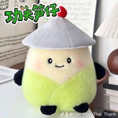 Thú nhồi bông 25cm, vải lông nhung kim mềm mịn siêu yêu
