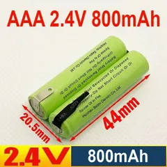 PIN NiMH AAA 2.4V 800mAh HÀN SẴN NIKEN 2 ĐẦU, DÀNH THAY THẾ CHO MÁY CẠO RÂU, TÔNG ĐƠ, MÁY TĂM NƯỚC VÀ CÁC THIẾT BỊ KHÁC