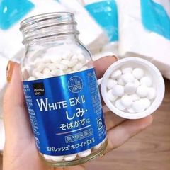 Viên Uống Trắng Da White EX II  270 Viên, chứa dưỡng chất làm trắng từ thiên nhiên giúp nuôi dưỡng làn da trắng lên từ bên trong và ức chế melanin gây đen da