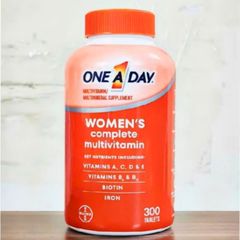 Viên uống Vitamin Tổng Hợp Bayer One A Day Women's Complete Multivitamin - 300 viên - Dành cho Nữ  Giới Dưới 50 Tuổi
