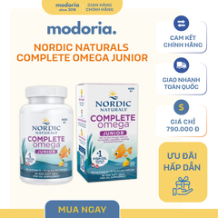 [modoria.] Viên Uống Omega 3-6-9 Cho Trẻ từ 6 tuổi Nordic Naturals Complete Omega Junior Lemon - Mỹ