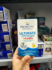 Dầu cá Omega-3 Nordic Naturals Ultimate Omega CoQ10 60 Softgels USA