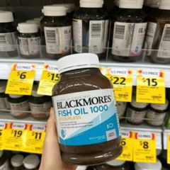 Dầu Cá Không Mùi Blackmores Fish Oil 1000 Odourless - Hỗ Trợ Sức Khỏe Tìm Mạch/Thị Lực/Não Bộ - SP Chuẩn Úc