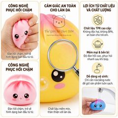 Hộp mù đồ chơi Squishy bánh bao Kỳ Lân gíup xả stress và tăng khả năng phối hợp tay mắt Thế giới đồ chơi 1104