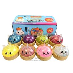 Hộp mù đồ chơi Squishy bánh bao Kỳ Lân gíup xả stress và tăng khả năng phối hợp tay mắt Thế giới đồ chơi 1104