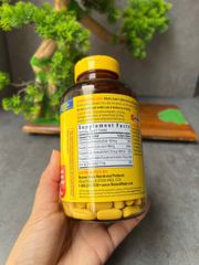 Viên uống hỗ trợ hệ miễn dịch, chống oxy hóa Nature Made Super C with Vitamin D3 & Zinc (200 viên)