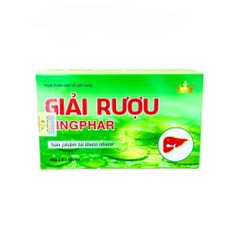 TPBVSK Giải Rượu KINGPHAR Hỗ Trợ Bảo Vệ Chức Năng Gan Giảm Cảm Giác Mệt Mỏi – Hộp 2 vỉ x 10 viên
