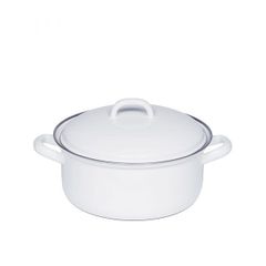 Nồi Dáng Thấp Kèm Nắp RIESS WEISS 0127-033 14cm 0.75L Trắng