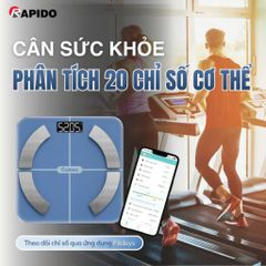 Cân sức khỏe phân tích chỉ số Rapido RSB07-S đo 12 chỉ số cơ thể