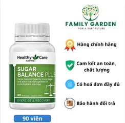 Viên Uống duy trì Đường Huyết ổn định - Healthy Care Sugar Balance Plus (90 viên)