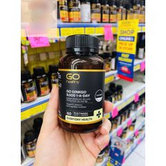 Bổ não ginkgo Go Healthy 9000mg tuần hoàn não