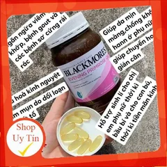 Hoa anh thảo Blackmores Evening primrose oil 190v - Úc cân bằng nội tiết tố, hỗ trợ làm đẹp da tóc, giảm mụn