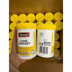 Swisse Lung Health Support hỗ trợ tăng cường hệ hô hấp bổ phổi 90 viên Úc