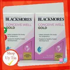 Viên Uống Tăng Khả Năng Thụ Thai - Bổ Trứng Blackmores Conceive Well Gold Của Úc (56 Viên) 🔥NEW🔥
