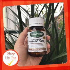 VIÊN UỐNG BỔ NÃO GINGKO THOMPSON 6000MG Hàng chuẩn Úc