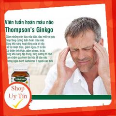 VIÊN UỐNG BỔ NÃO GINGKO THOMPSON 6000MG Hàng chuẩn Úc