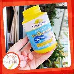 Kẹo Dẻo Canxi Cho Bé Nature’s Way Kids Smart Vita Gummies Calcium + Vitamin D 60 Viên