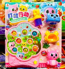 Giao ngẫu nhiên đồ chơi đập chuột có đèn và âm thanh 8520 367-9, đồ chơi câu cá bẫy chuột