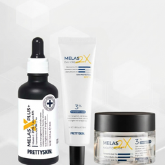 (Hàn Quốc) Bộ Sản phẩm Khắc Phục Nám Sáng Da PrettySkin Giảm Nám Trắng Da Ban Đêm Ban Ngày Dưỡng Da Trắng Sáng