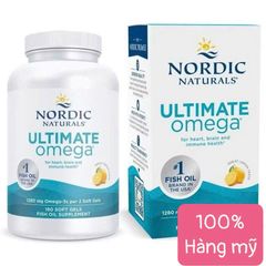100% hàng mỹ – Nordic Naturals Ultimate Omega 60 viên 1280 mg  hỗ trợ tim mạch, não bộ và miễn dịch nordic naturals omega 3