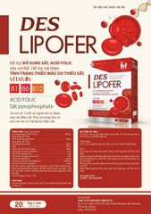 Hỗ trợ bổ sung sắt Des Lipofer Celtic (H/20o/10ml)