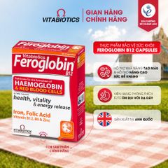 TPBVSK FEROGLOBIN B12 CAPSULES - Bổ Sung Sắt, Hỗ Trợ Tăng Khả Năng Tạo Máu (30 Viên) - Thương Hiệu Vitabiotics