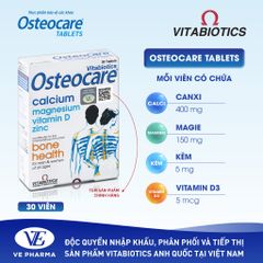 Thực Phẩm Bảo Vệ Sức Khỏe OSTEOCARE Tablets Hỗ Trợ Xương Chắc Khỏe Hộp 30 Viên Vitabiotics