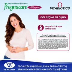 TPBVSK PREGNACARE CONCEPTION Bổ Sung Vitamin & Khoáng Chất Cho Phụ Nữ Chuẩn Bị Mang Thai 30 viên Vitabiotics
