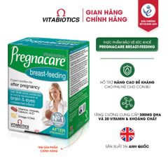 TPBVSK Pregnacare Breast-feeding Vitabiotics Bổ Sung Vitamin, Khoáng Chất, DHA & Omega-3 Cho Mẹ Đang Cho Con Bú – Hộp 84 Viên