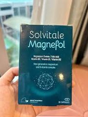 Viên uống Solvitale Magnefol 30v - Magie Xanh xuất xứ Châu Âu cung cấp Magie, acid folic, B1, B6, B12 cho cơ thể