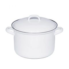 Nồi Dáng Cao Kèm Nắp RIESS WEISS 0123-033 18cm 2.5L Trắng