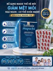 Viên uống Solvitale Magnefol 30v - Magie Xanh xuất xứ Châu Âu cung cấp Magie, acid folic, B1, B6, B12 cho cơ thể