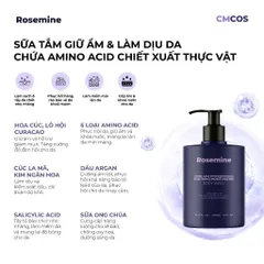 Sữa tắm Rosemine Amino Acid Phytochemicals Soothing Moisturizing 500ml 