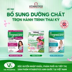 Pregnacare Plus Omega-3 Vitabiotics Hỗ Trợ Bổ Sung Dưỡng Chất Thiết Yếu, Vitamin, Khoáng Chất & DHA Cho Mẹ Bầu Và Mẹ Cho Con Bú