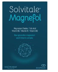 Solvitale Magnefol - Viên uống bổ sung Magie hữu cơ Châu Âu hỗ trợ thần kinh, giấc ngủ và cơ bắp