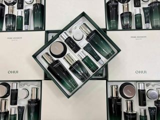 Set OHUI Xanh Prime Advancer Căng Bóng Và Trẻ Hóa Da 8 sản phẩm