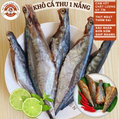 Hỏa tốc-giao miền Nam ,Khô cá thu 1 nắng thơm ngon,không mặn ,đơn 800k tặng quà,đặc sản cần giờ