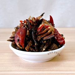 Ba Khía Trộn Tỏi Ớt  LỌ 650G,ủ bằng đường thốt nốt, Đặc Sản Miền Tây , đơn 800k tặng quà