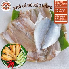 Hỏa tốc-HCM.Khô cá đù 1 nắng,5-8 CON,đặc sản cần giờ,không mặn thịt thơm dai ngọt,