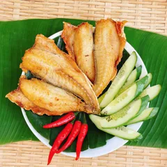 Hỏa tốc-HCM.Khô cá đù 1 nắng,5-8 CON,đặc sản cần giờ,không mặn thịt thơm dai ngọt,