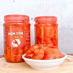 500gr,Mắm tôm, mắm tép miền tây, mắm có vị ngọt nhẹ, thanh đạm, đơn 800k tặng quà
