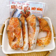 Hỏa tốc-HCM .Khô Cá Dứa 1 Nắng Cần Giờ Dạng Khoanh Chuẩn 2 Sọc,không mặn