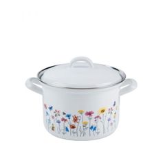 Nồi Hầm Dáng Cao Riess Country Flora 0123-070 18cm 2,5L