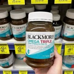 Dầu Cá Blackmores Omega Triple Super Strength Fish Oil - Tăng Cường Chức Năng Não Bộ/Tim Mạch/Thị Lực