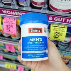 Vitamin Tổng Hợp cho Nam Giới Từ 18 - 50 Tuổi Swisse Ultivite Men's Multivitamin - S/P Chuẩn Úc