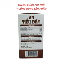 AN TIỂU ĐÊM Chiết Xuất Náng Hoa Trắng, Bồ Quân - Tăng Cường Chức Năng Thận (30 Viên)