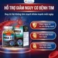 Viên uống hỗ trợ tim mạch, giảm nguy cơ xơ vữa động mạch Omega 3-6-9 Pharmekal (100 viên)