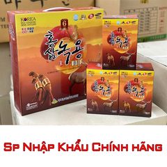 Nước Hồng Sâm Nhung Hươu Kwanghwa Hàn Quốc Hộp 30 Gói x 70ml Hỗ Trợ Bồi Bổ Cơ Thể